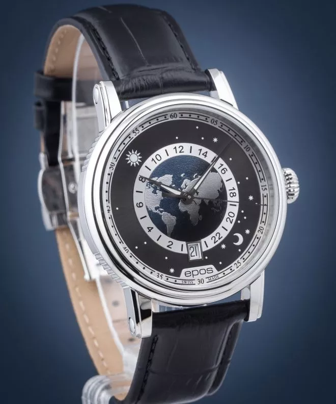 Часовник Мъжки Epos Emotion Globe Automatic 3390.302.20.54.25