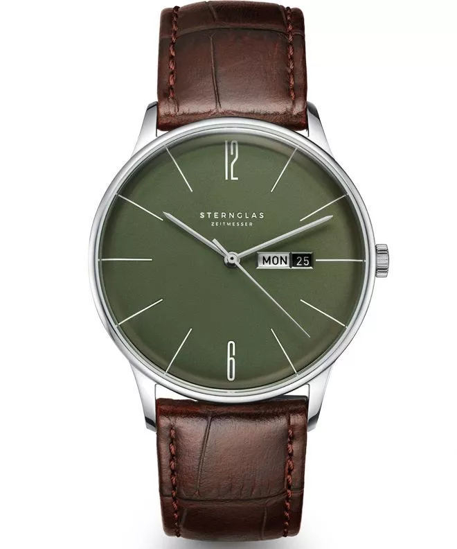 Часовник Мъжки Sternglas Berlin Olive Green S01-BE08-HE05