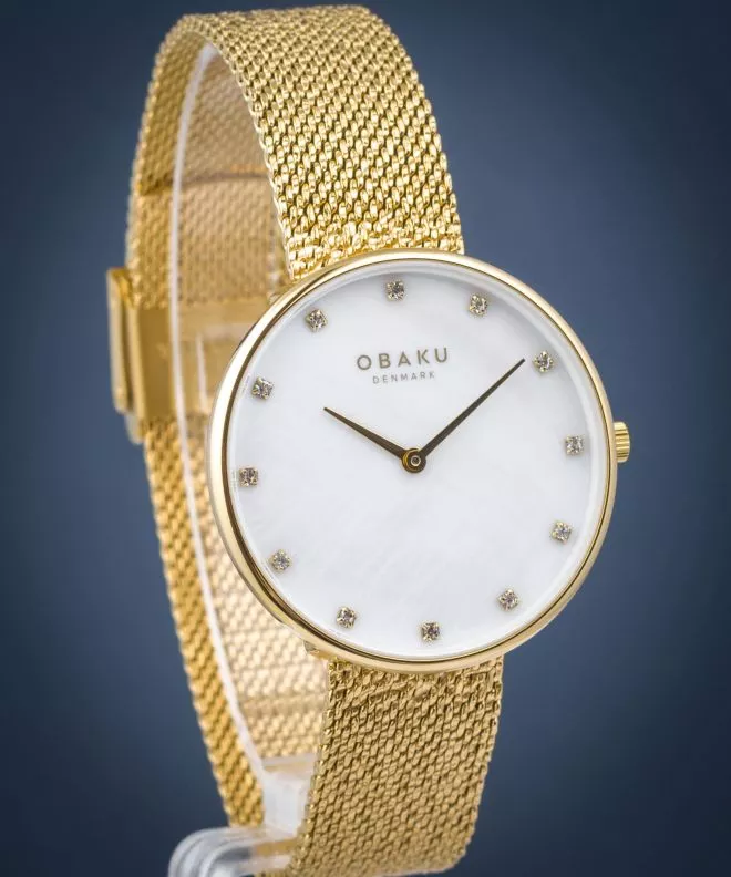 Часовник Дамски Obaku Glans Golds V288LXGWHG