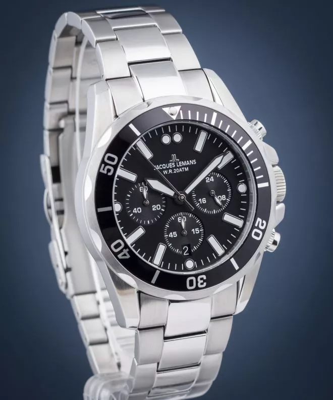 Часовник Мъжки Jacques Lemans Liverpool Chronograph 1-2091F