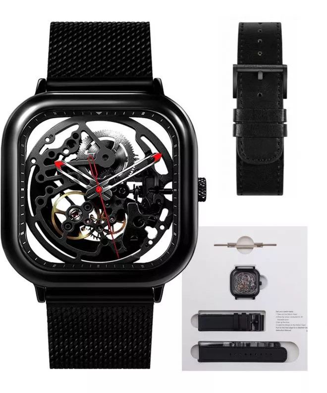 Часовник Мъжки Ciga Design Full Hollow Skeleton Automatic Z011-BLBL-W13
