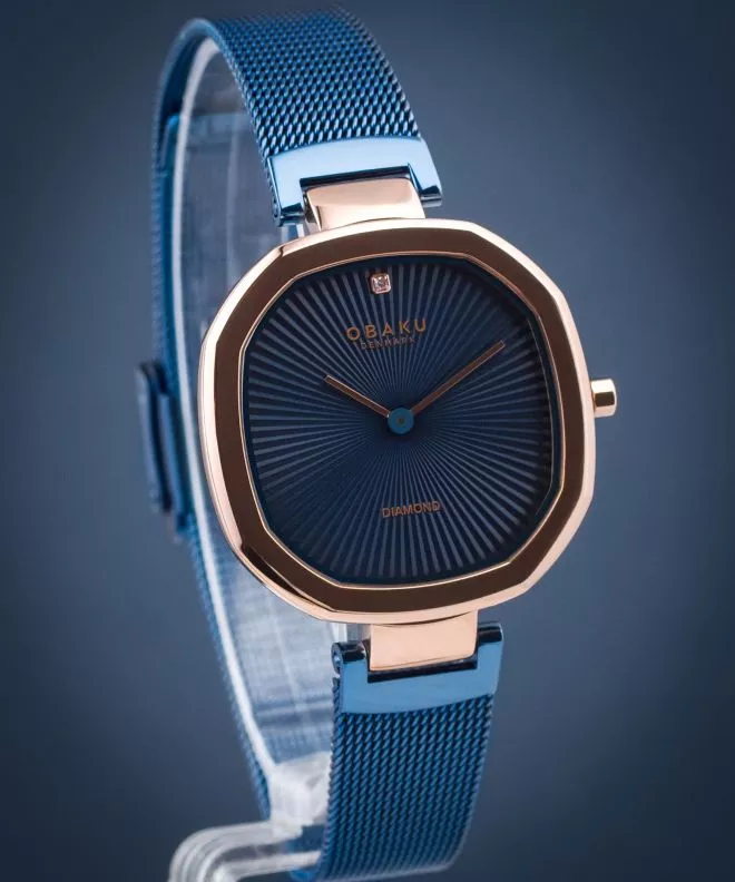 Часовник Дамски Obaku Brilliant Ocean Diamond V277LXVLML