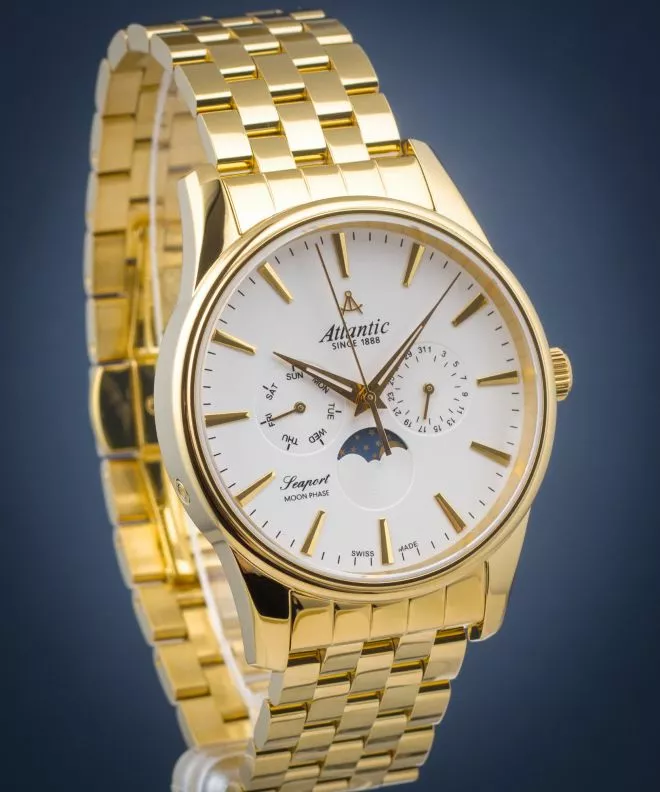 Часовник Мъжки Atlantic Seaport Moon Phase 56555.45.21