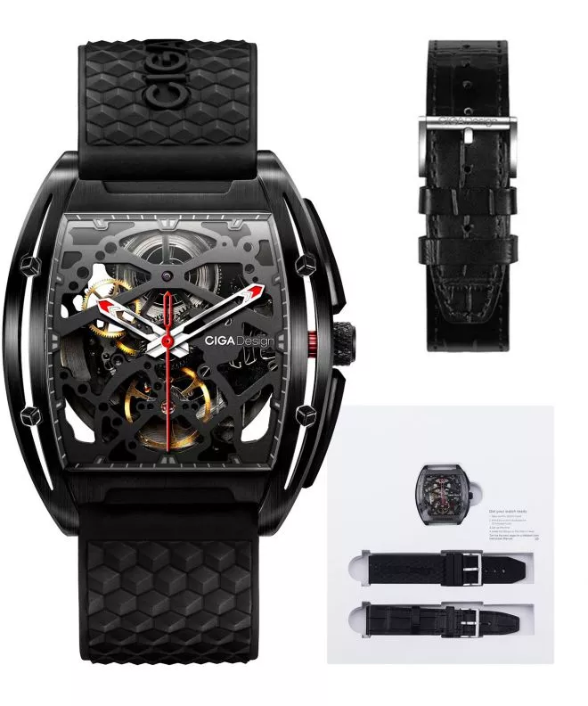 Часовник Мъжки Ciga Design Z-Series Edge DLC Skeleton Automatic Z031-BLBL-W15BK