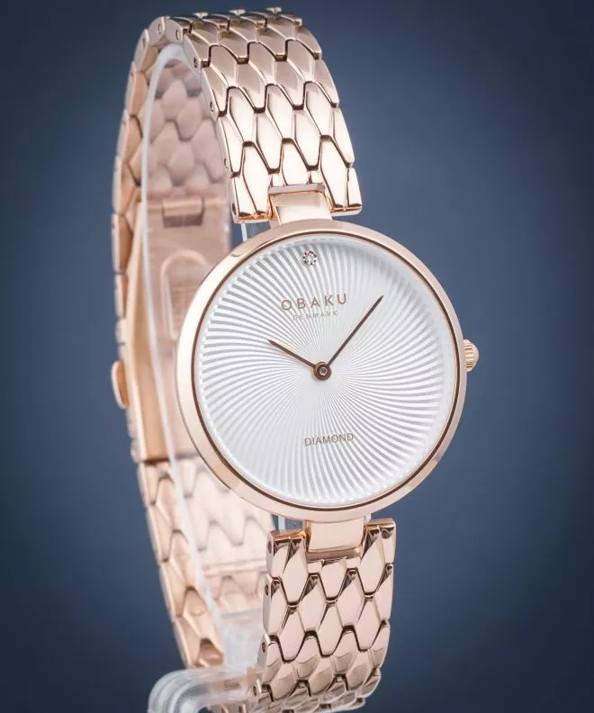 Часовник Дамски Obaku Diamant Fuchsia V256LXVISV