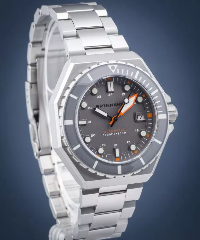 Часовник Мъжки Spinnaker Dumas Chalk Grey Automatic Limited Edition SP-5081-KK