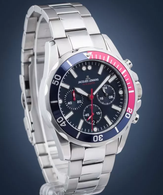 Часовник Мъжки Jacques Lemans Liverpool Chronograph 1-2091G