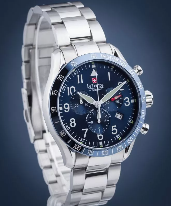 Часовник Мъжки Le Temps Air Marshal Chronograph LT1041.13BS01