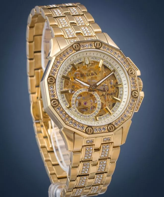 Часовник Мъжки Bulova Octava Skeleton Automatic 98A292