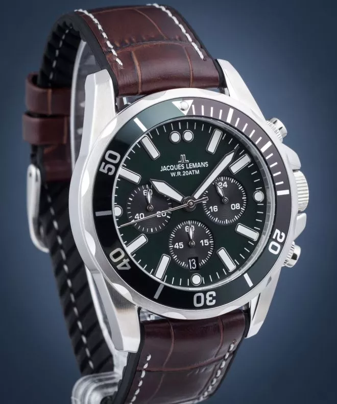 Часовник Мъжки Jacques Lemans Liverpool Chronograph 1-2091C