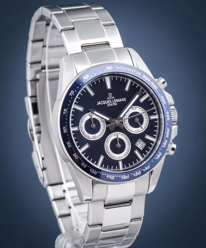 Часовник Мъжки Jacques Lemans Liverpool Chronograph 1-1877G