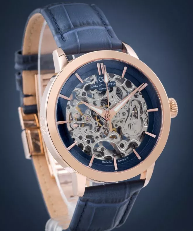 Часовник Мъжки Carl von Zeyten Triberg Skeleton Automatic Limited Edition CVZ0013RBLS