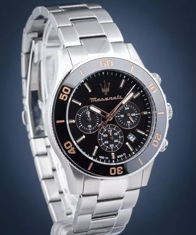 Часовник Мъжки Maserati Competizione Diver Chronograph Gift SET R8873600001