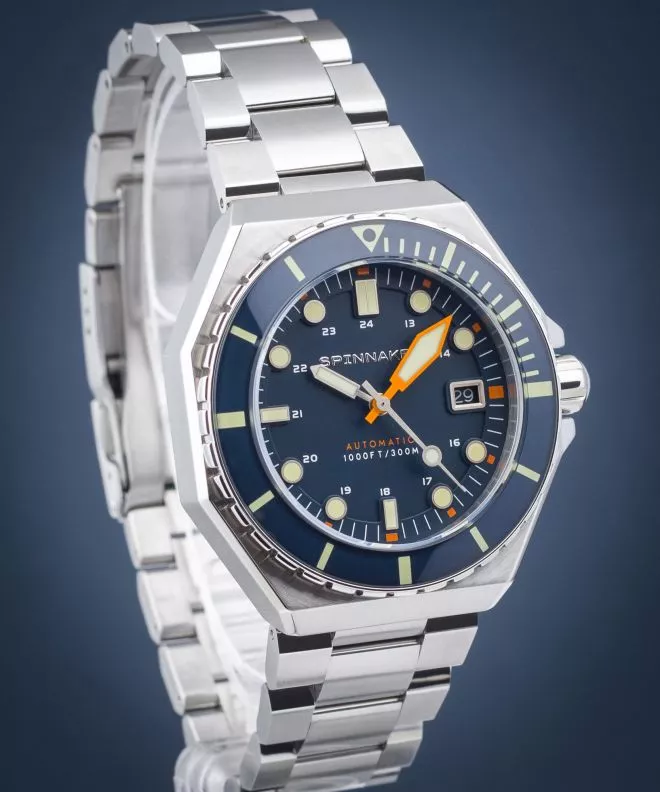 Часовник Мъжки Spinnaker Dumas Harbour Blue Automatic Limited Edition SP-5081-GG