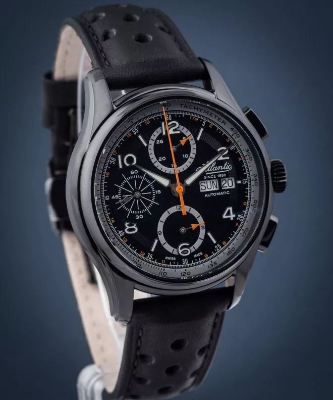 Часовник Мъжки Atlantic Worldmaster Prestige Valjoux Chronograph 55853.46.65