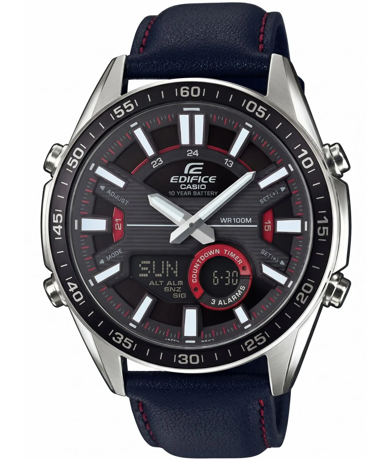 Часовник Мъжки Casio Edifice Momentum Sporty Chronograph EFV-C100L-1AVEF