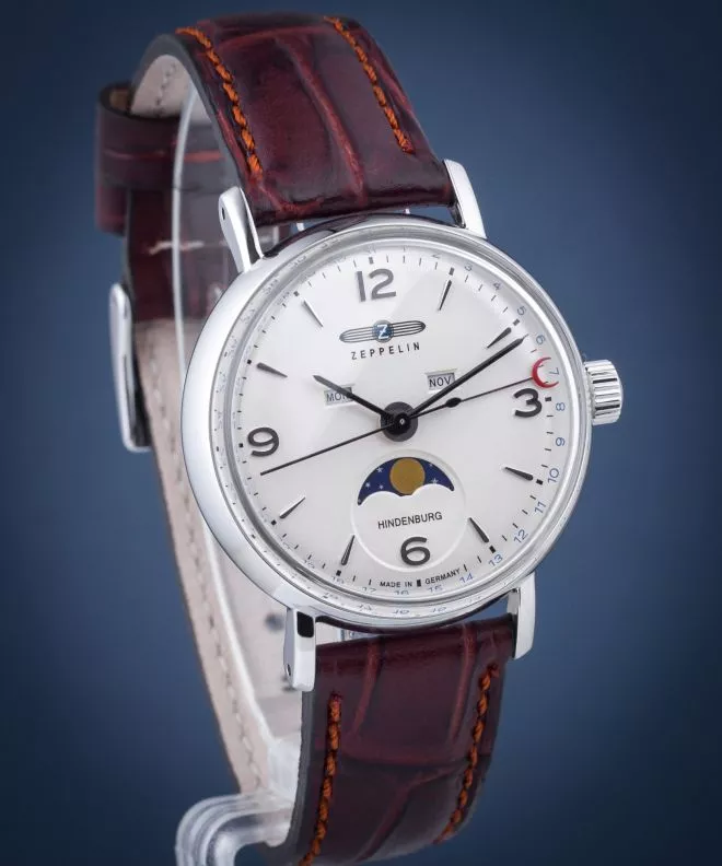 Часовник Дамски Zeppelin Hindenburg Moonphase Lady 8077-5