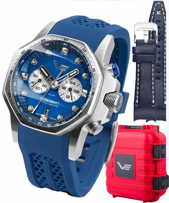 Часовник Мъжки Vostok Europe Atomic Age Sakharov Line Chrono Limited Editon VK64-640A700