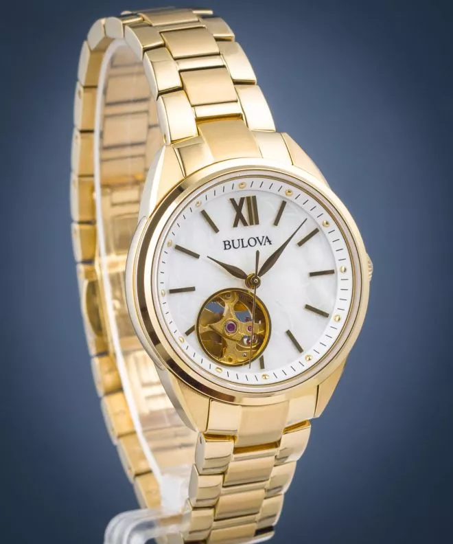 Часовник Дамски Bulova Classic Sutton Ladies Open Heart Automatic 97L172