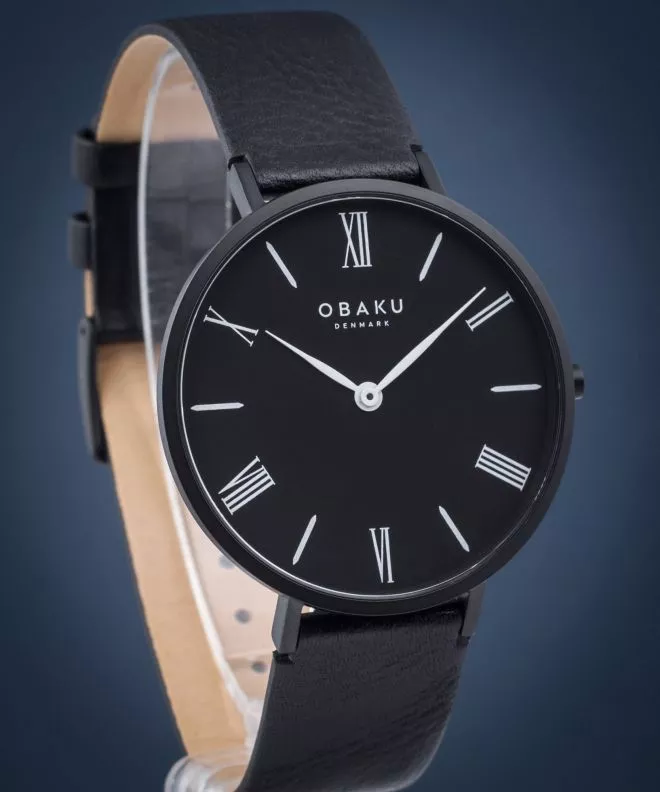 Часовник Мъжки Obaku Folie Ebony V283GXBBRB