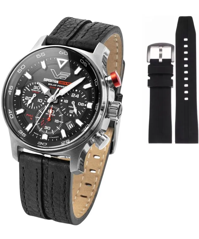 Часовник Мъжки Vostok Europe Expedition South Pole Solar Power Chronograph Limited Edition SET VR42-592A761