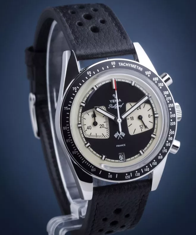 Часовник Мъжки Yema Rallygraf Reverse Panda Chronograph Meca-Quartz YMHF1580-AA
