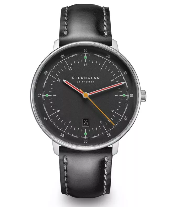 Часовник Мъжки Sternglas Hamburg Neugraphit Automatic S02-HH39-BR02