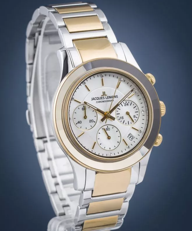 Часовник Дамски Jacques Lemans Venice Chronograph 1-2151G