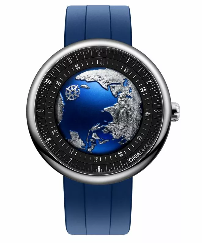 Часовник Мъжки Ciga Design Blue Planet GPHG 2021 Titanium U033-TU02-W6U