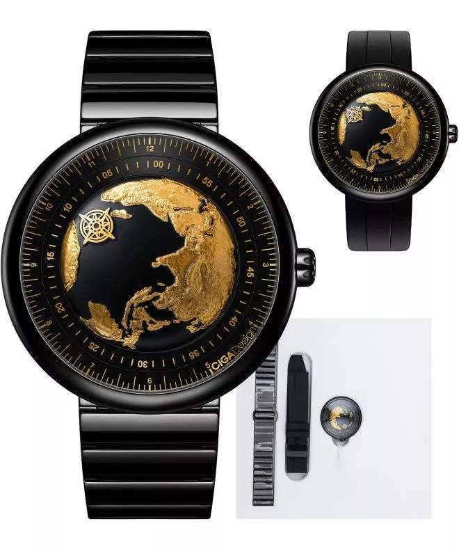 Часовник Мъжки Ciga Design U Blue Planet Gilding Version Early Bird U031-BG01-W6B7B