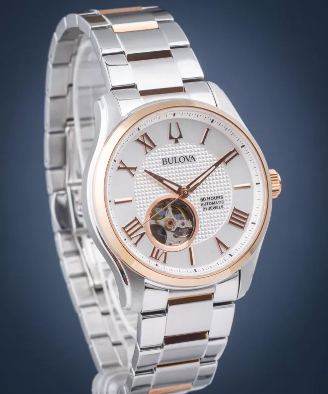 Часовник Мъжки Bulova Classic Automatic Open Heart 98A213