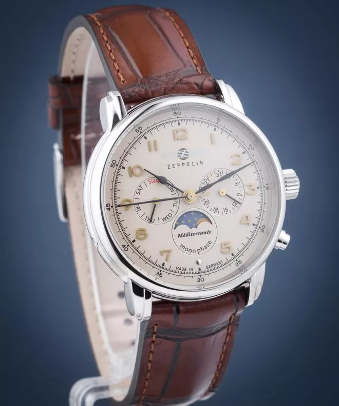 Часовник Мъжки Zeppelin Mediterranee Moonphase 9636-5