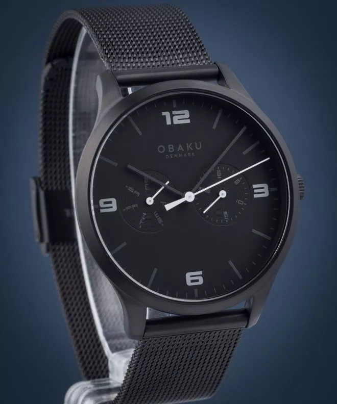 Часовник Мъжки Obaku Ask Charcoal V249GMBBMB