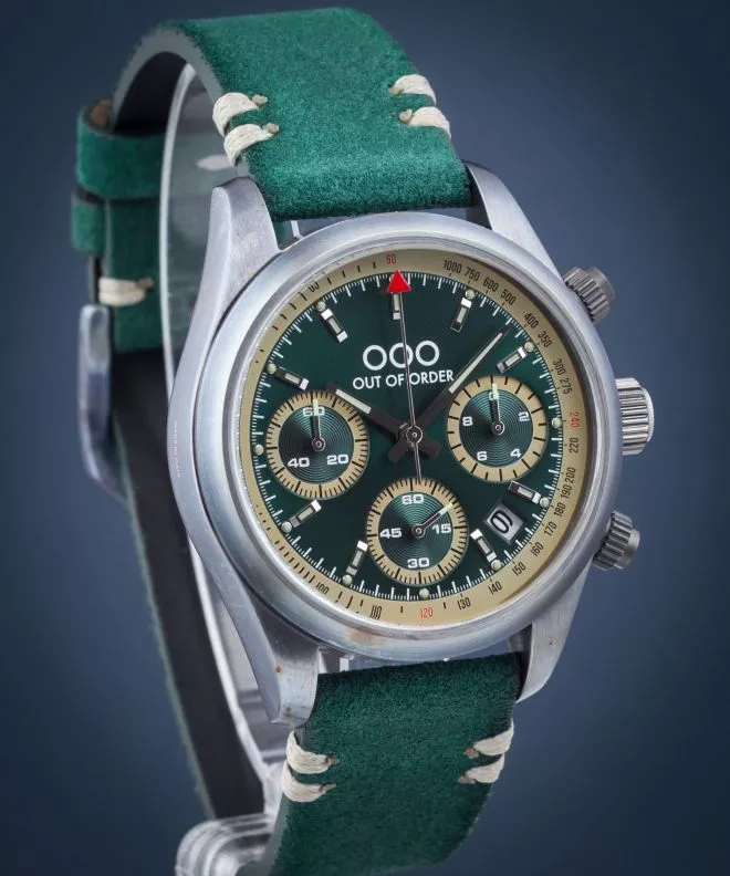 Часовник Мъжки Out of Order Royal Green Sporty Cronografo OOO.001-23.VE.VE
