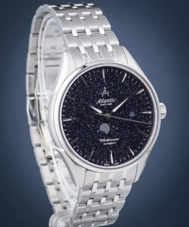 Часовник Мъжки Atlantic Worldmaster Nightsky Moonphase Automatic 52788.41.91