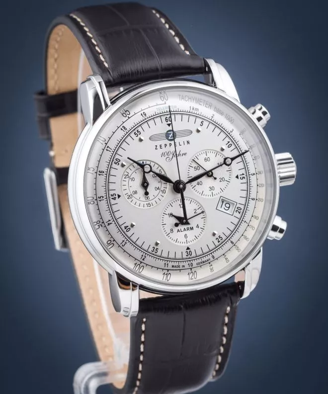 Часовник Мъжки Zeppelin 100 Jahre Zeppelin Chronograph Alarm 7680-1