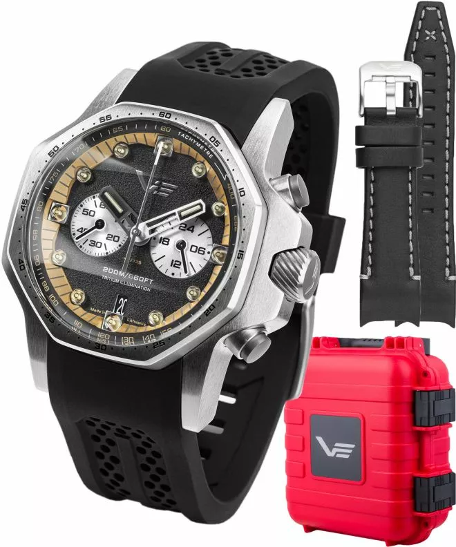 Часовник Мъжки Vostok Europe Atomic Age Sakharov Line Chrono Limited Editon VK64-640A698