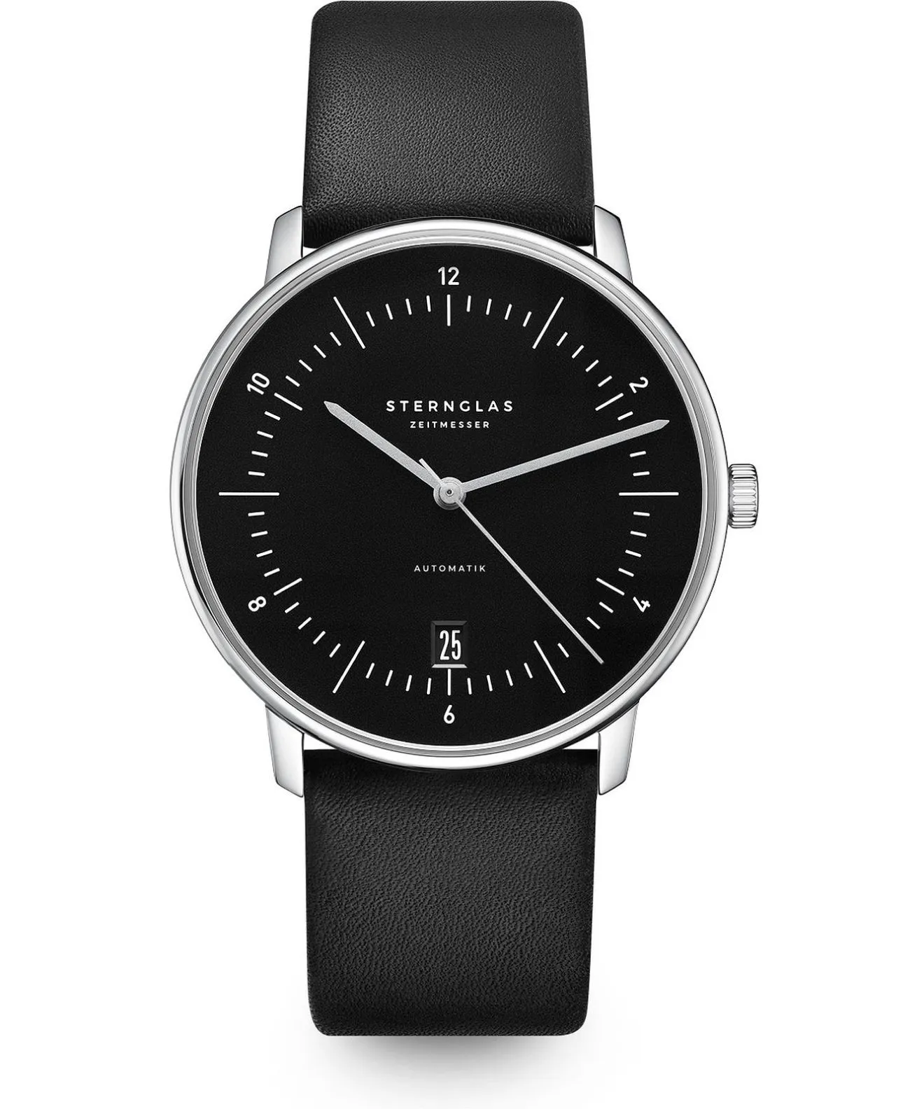 Часовник Мъжки Sternglas Naos Piano Black Automatic S02-NA53-PR07