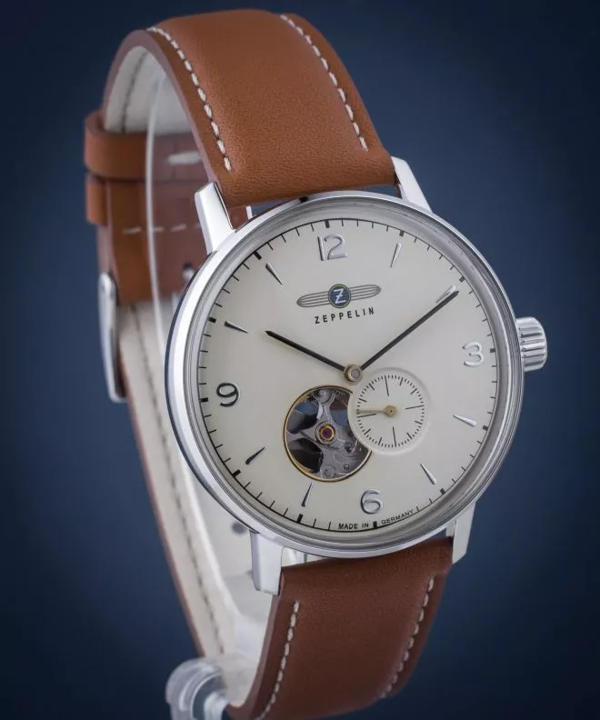 Часовник Мъжки Zeppelin Hindenburg Open Heart Automatic 8066-5_N