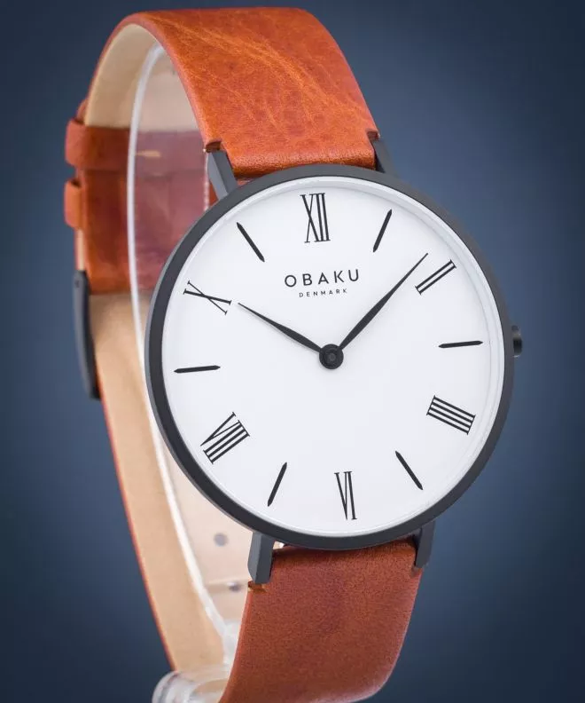 Часовник Мъжки Obaku Folie Tawny V283GXBWRZ-DIB