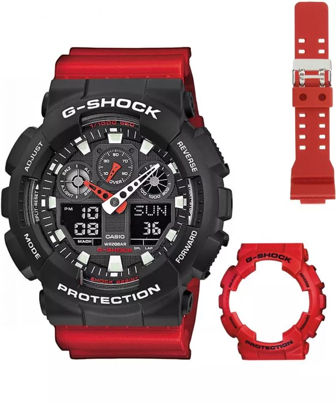 Часовник Мъжки Casio G-Shock GA-100 Original Set GA-100B-Set103