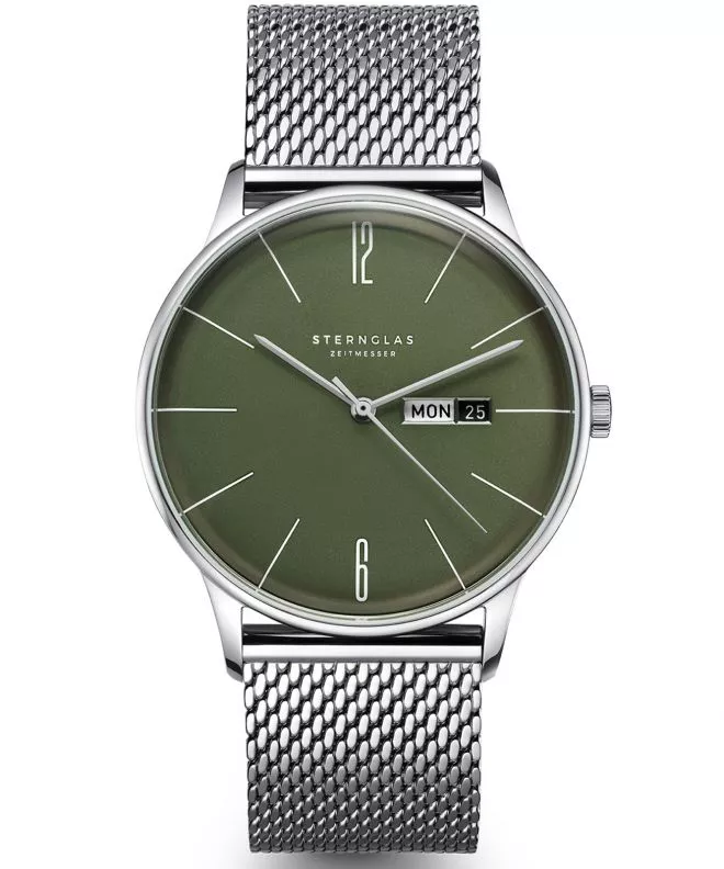 Часовник Мъжки Sternglas Berlin Olive Green S01-BE08-MI04