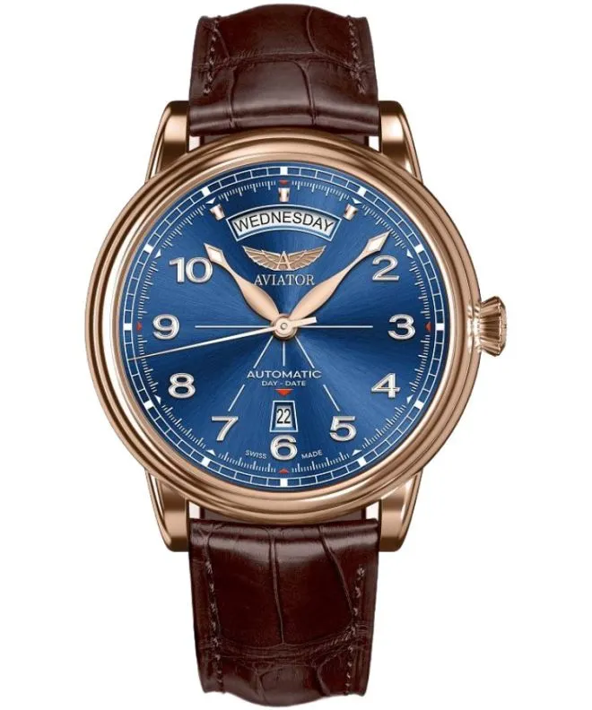 Часовник Мъжки Aviator Douglas DC-3 Day-Date Automatic Limited Edition V.3.44.2.402.0
