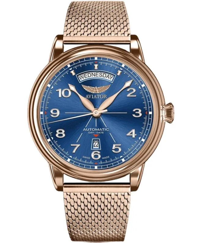 Часовник Мъжки Aviator Douglas DC-3 Day-Date Automatic Limited Edition V.3.44.2.402.5