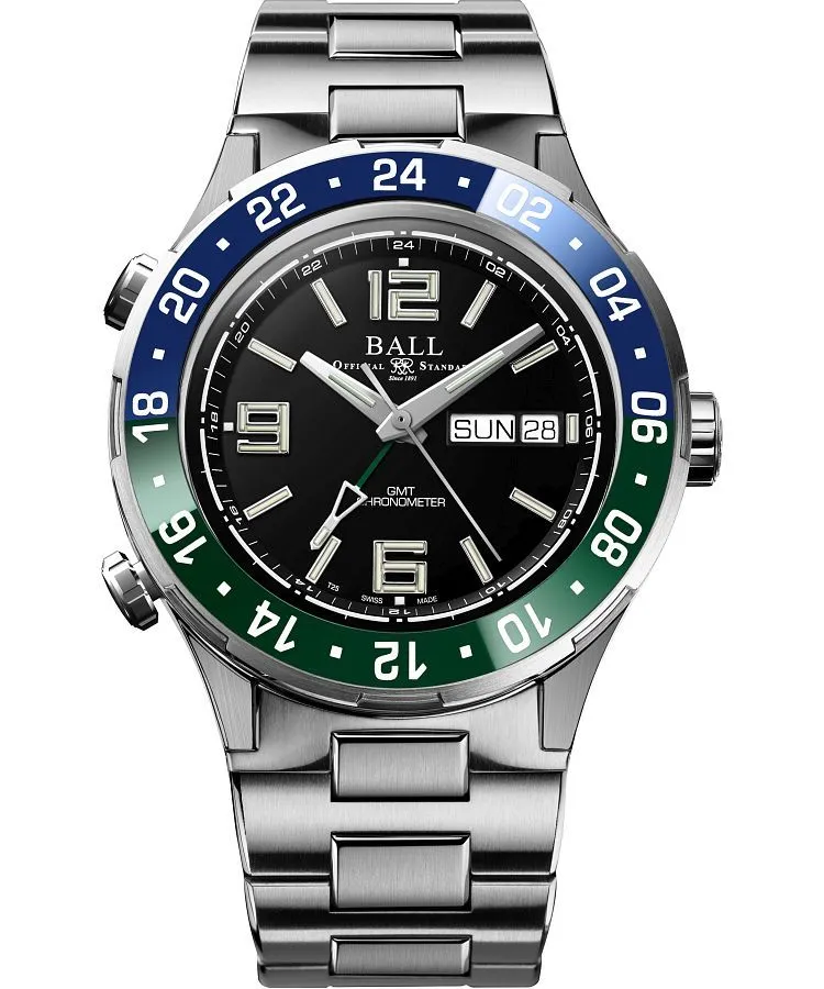 Часовник Мъжки Ball Roadmaster Marine GMT Automatic Titanium DG3000A-S9CJ-BK
