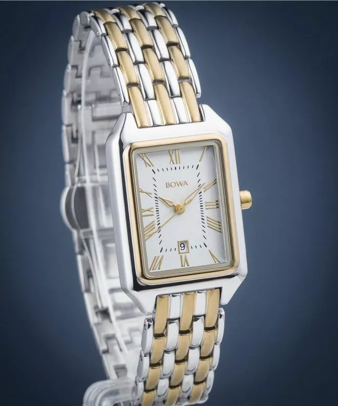 Часовник Дамски BOWA Barcelona White Silver-Gold Steel 23 BC2345-24-148S
