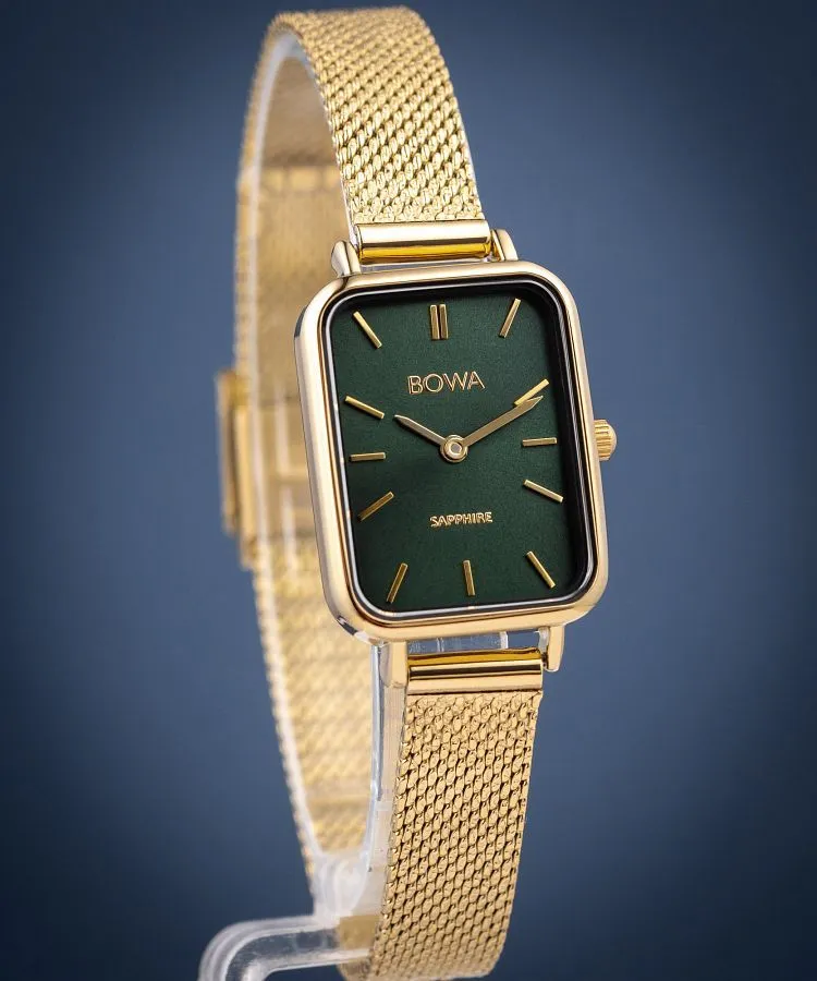 Часовник Дамски BOWA Dubai Green-Gold Mesh 20 DU204-04-104M