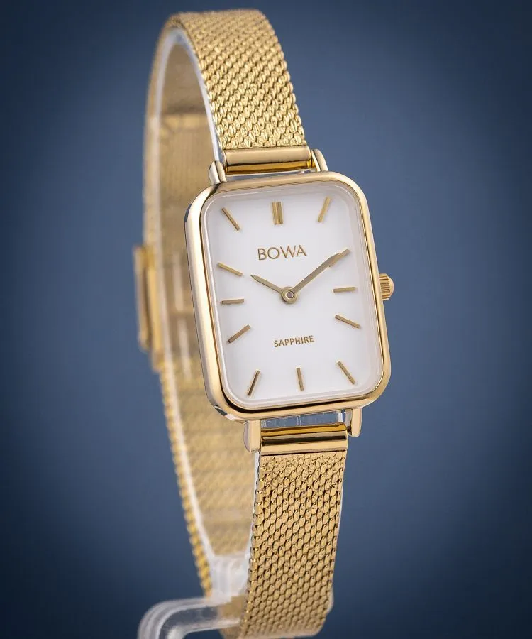 Часовник Дамски BOWA Dubai White-Gold Mesh 20 DU204-24-104M