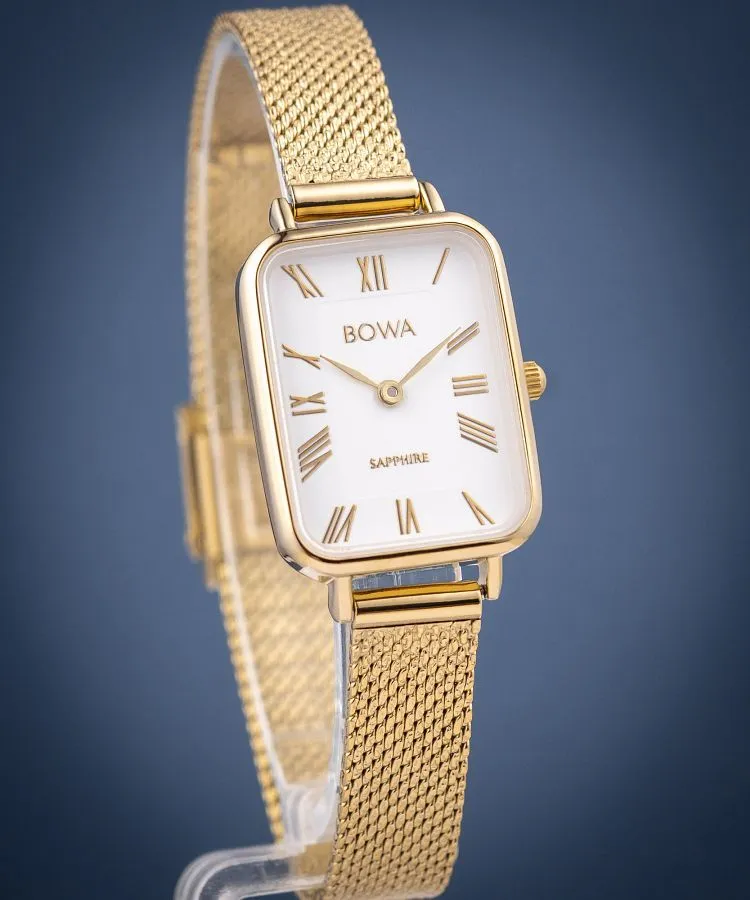 Часовник Дамски BOWA Dubai White-Gold Mesh 20 DU204-24R-104M