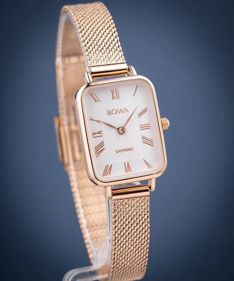 Часовник Дамски BOWA Dubai White Rose-Gold Mesh 20 DU207-27R-107M